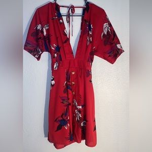 Deep v dress